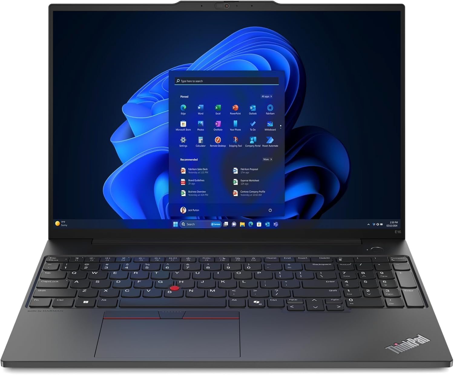 Lenovo Thinkpad E16 Gen 1 – Laptop 16 Inch WUXGA, (Intel Core i5